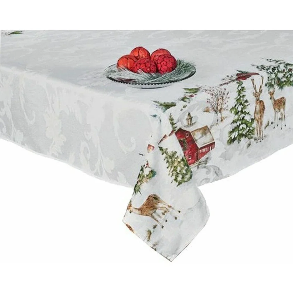 Printed Fabric Tablecloth 60